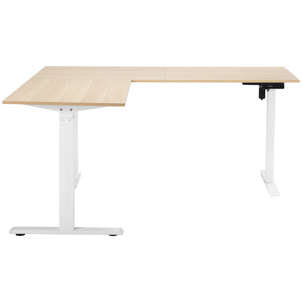 Ally Electric Sit & Stand Corner Desk & Matrix Office Chair Set