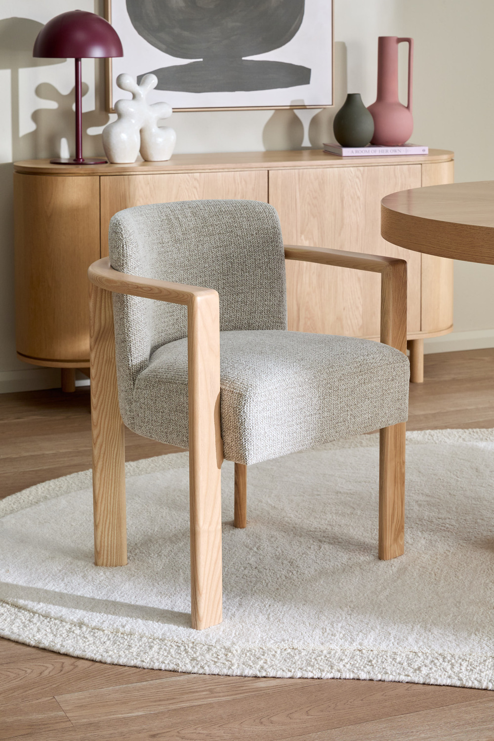 Rio Round Dining Table & Ramsay Dining Chair Set