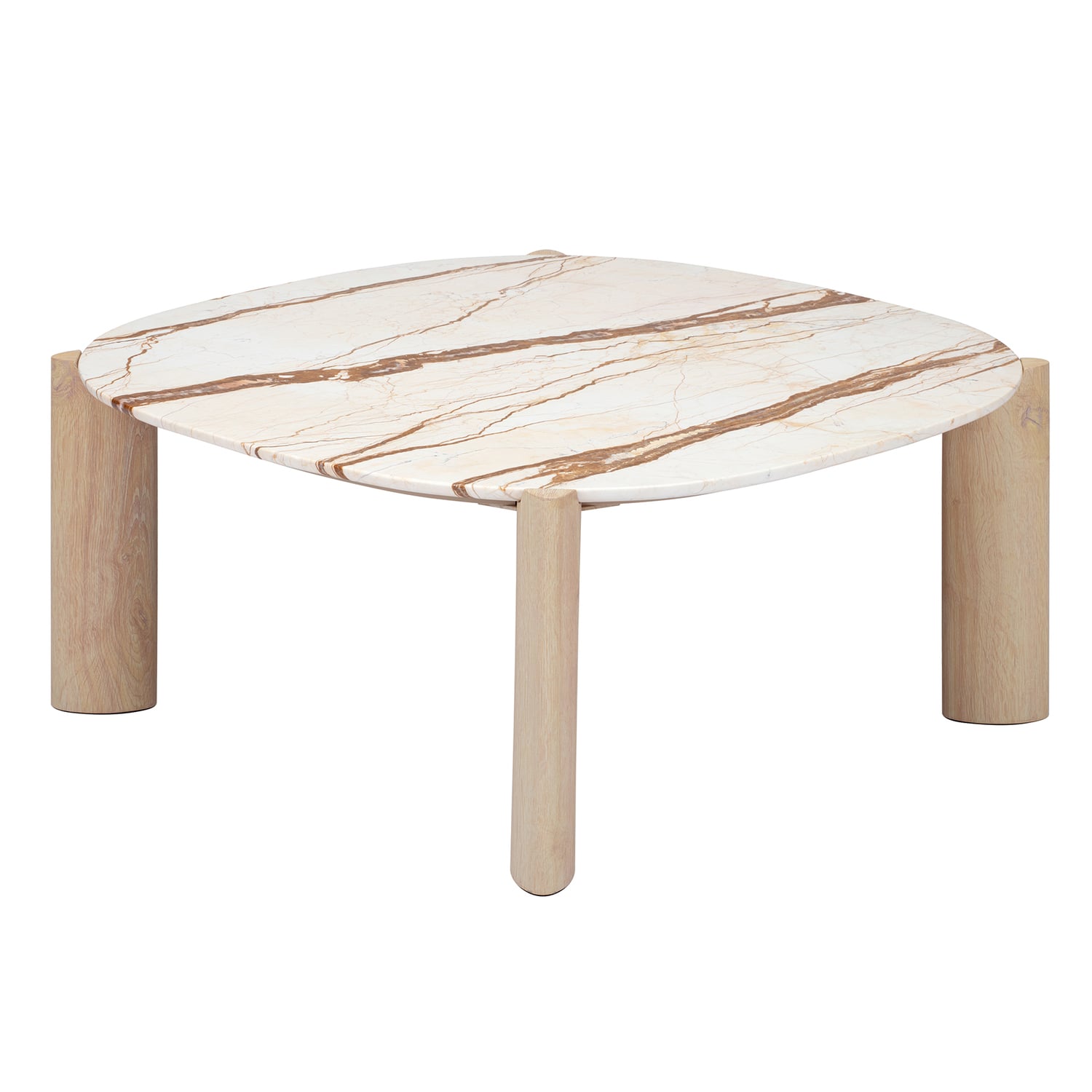 Marilyn Merlot Marble Coffee Table