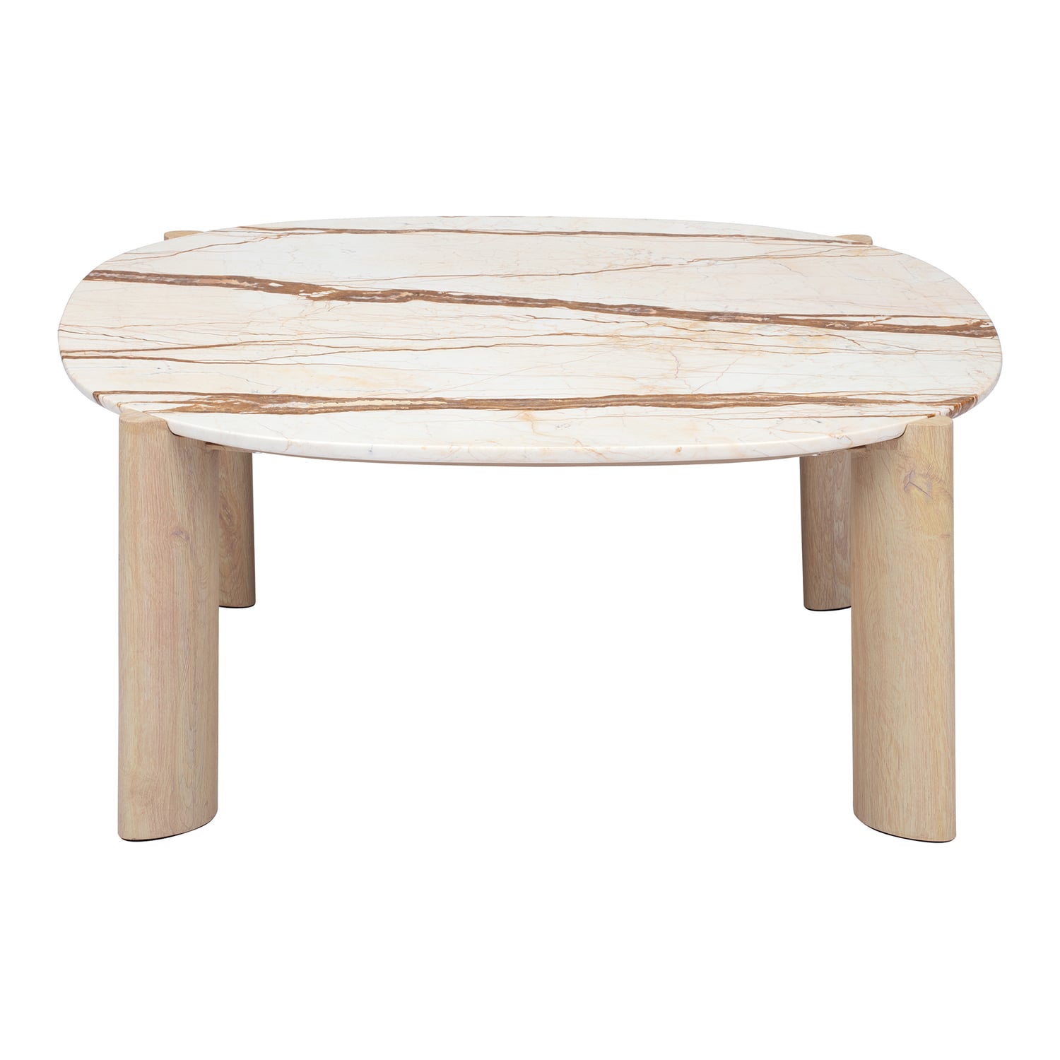 Marilyn Merlot Marble Coffee Table