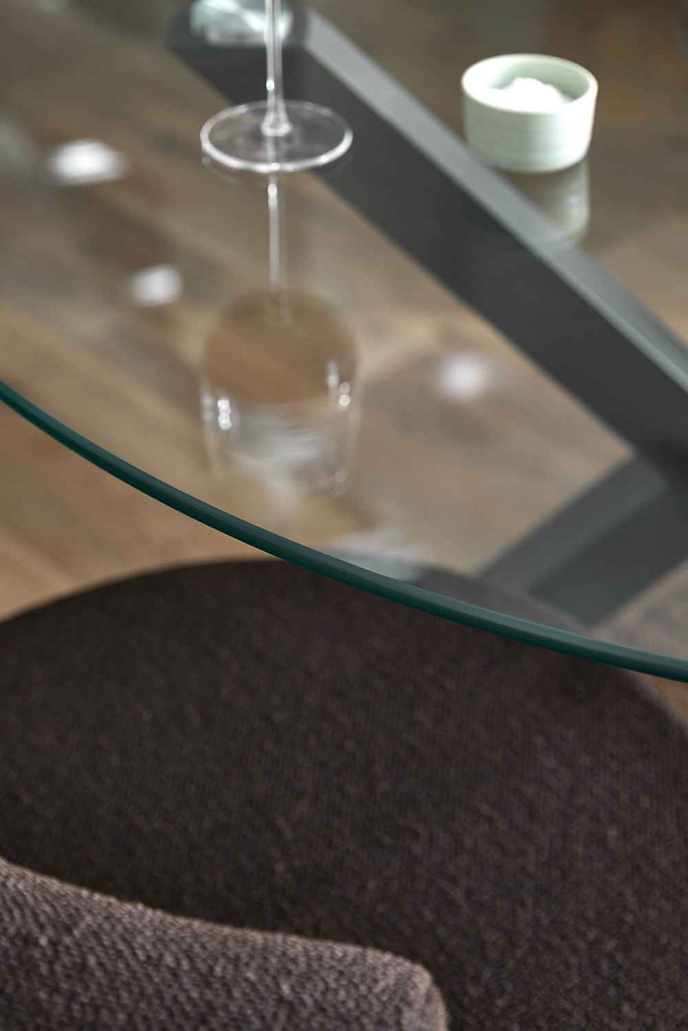 Charlie Glass Dining Table