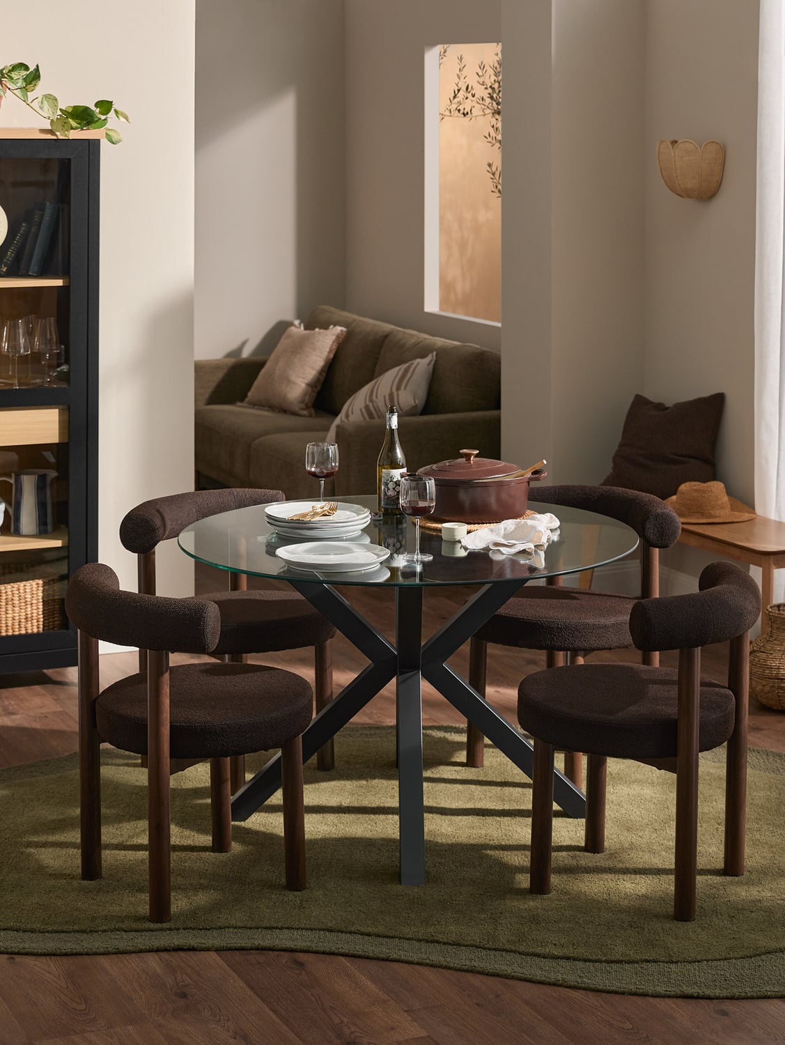 Roselin Boucle Dining Chairs