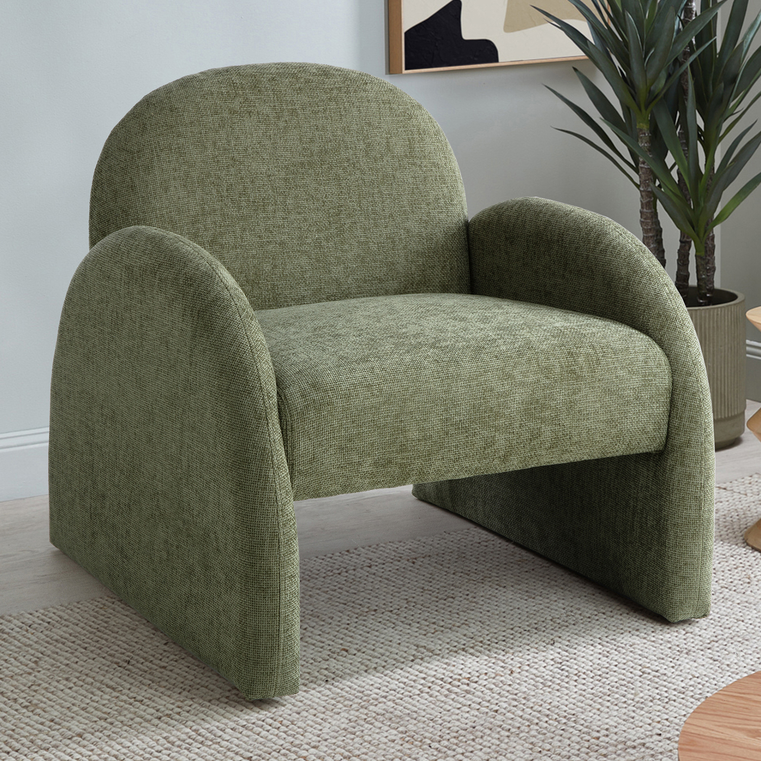 Archie Chenille Armchair