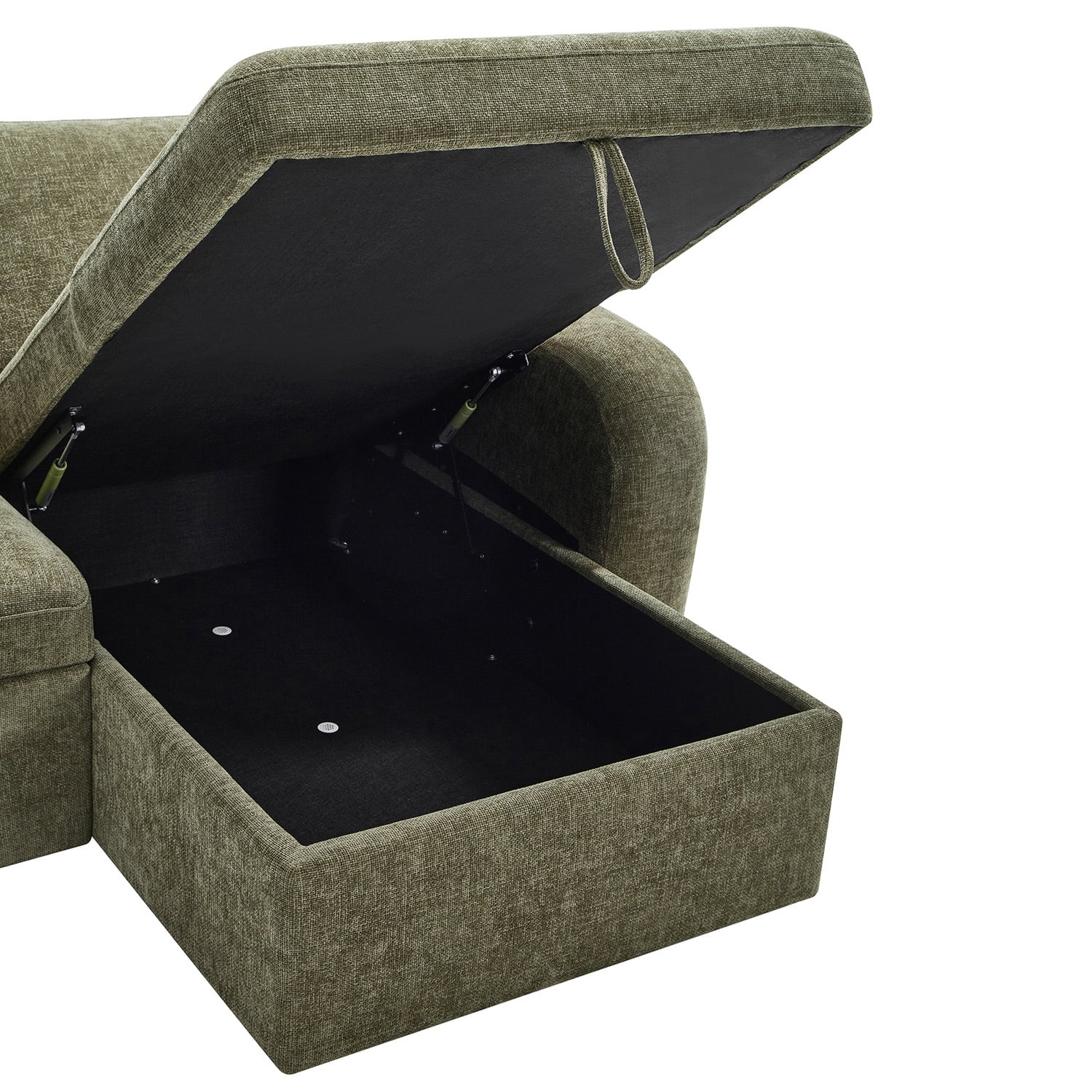 Maia 4 Seater Double Storage Sofa Bed with Reversible Chaise