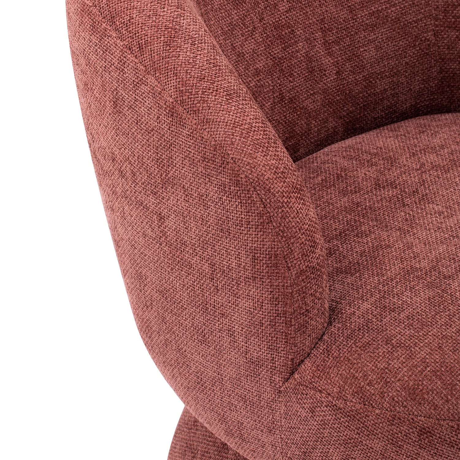 Eloise Chenille Swivel Armchair
