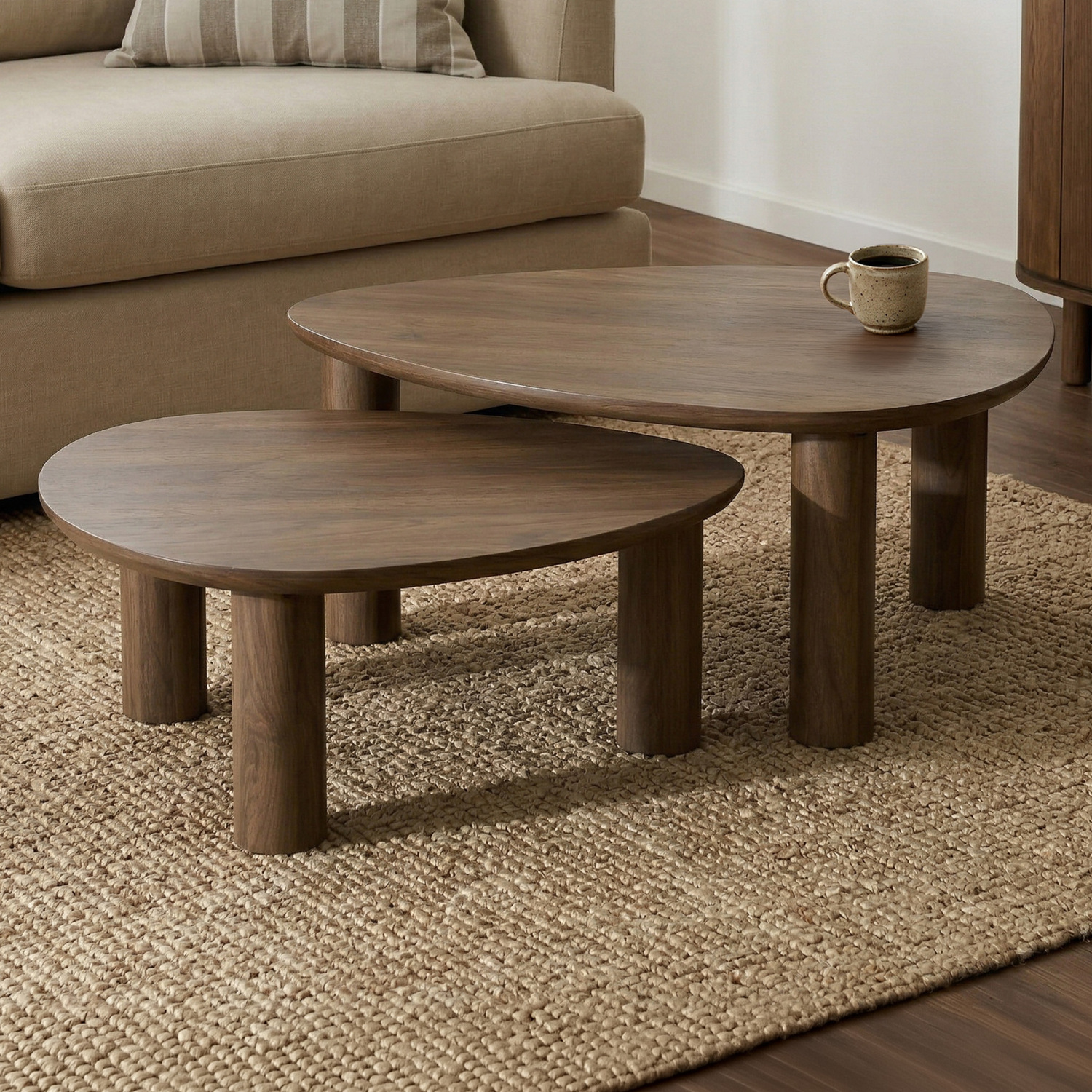 2 Piece Nolan Nesting Coffee Table Set