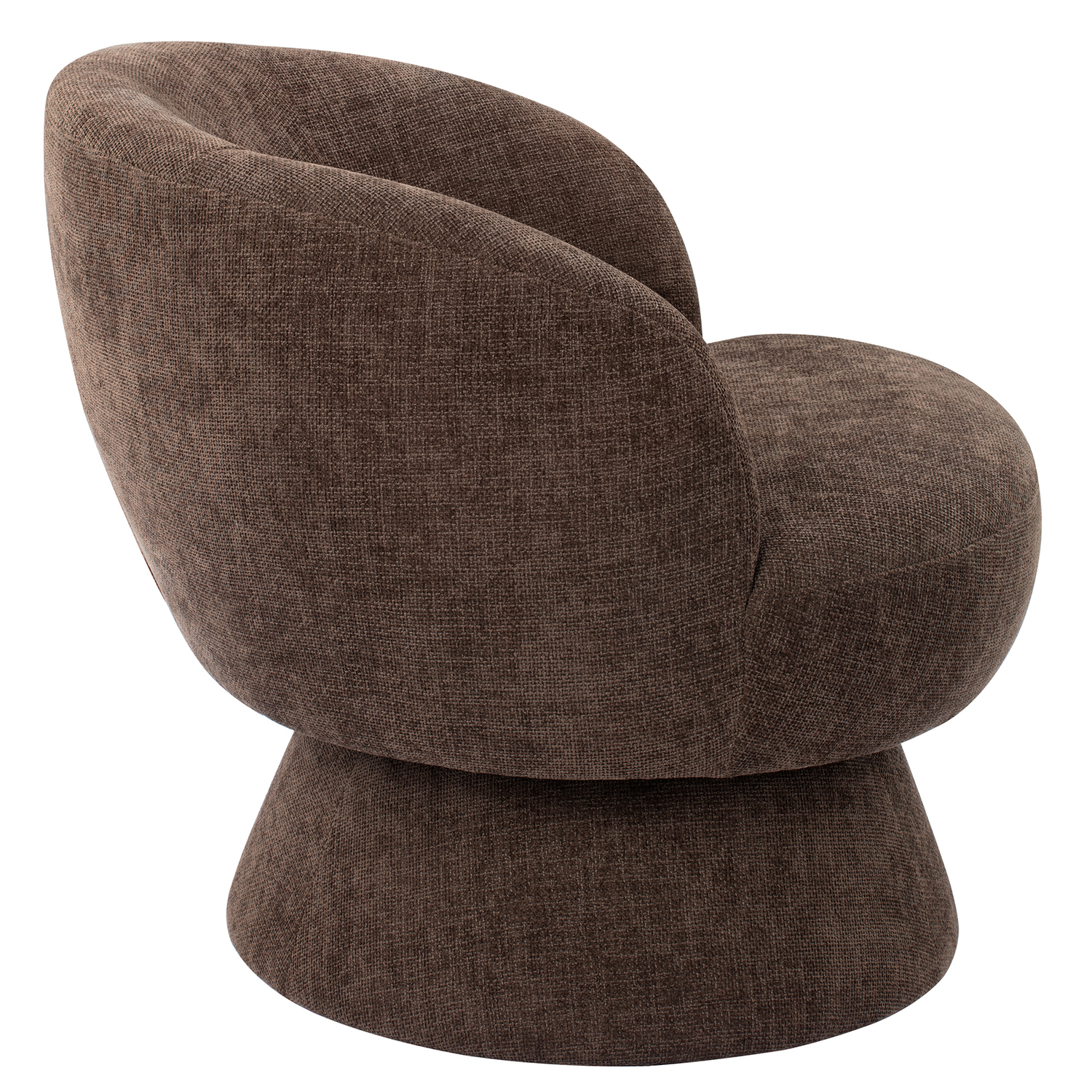 Eloise Chenille Swivel Armchair
