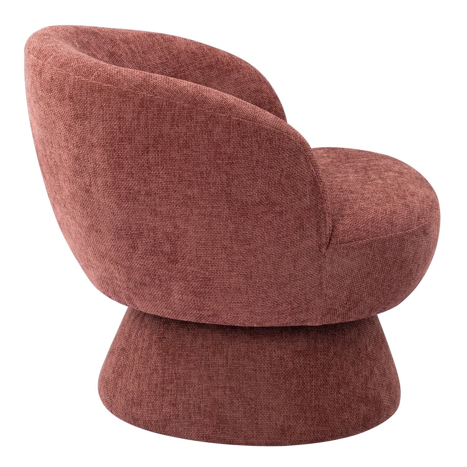 Eloise Chenille Swivel Armchair