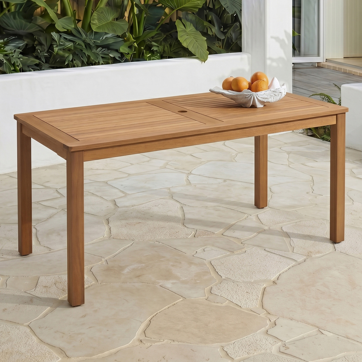Lanai 150cm Eucalyptus Wood Outdoor Dining Table