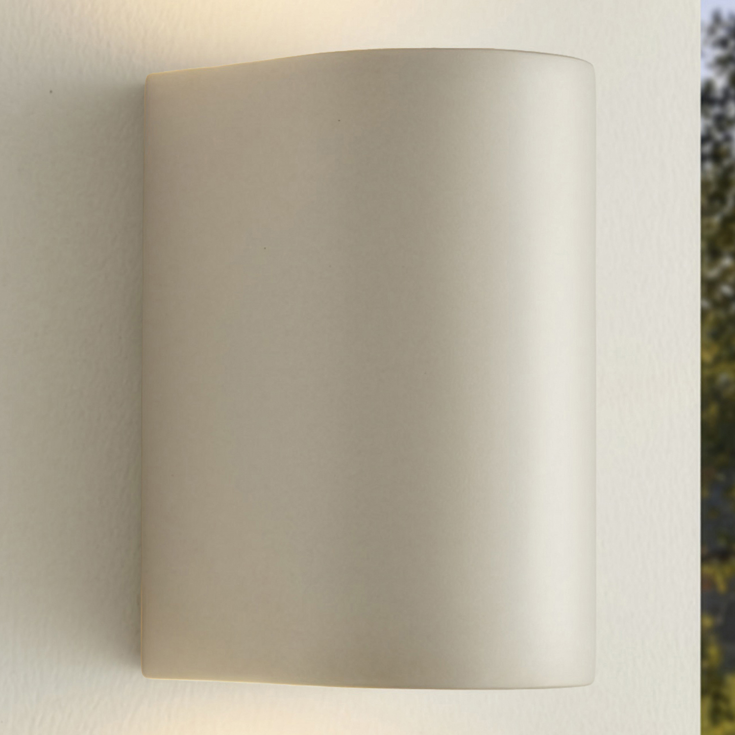 Haze Ceramic Outdoor Wall Light