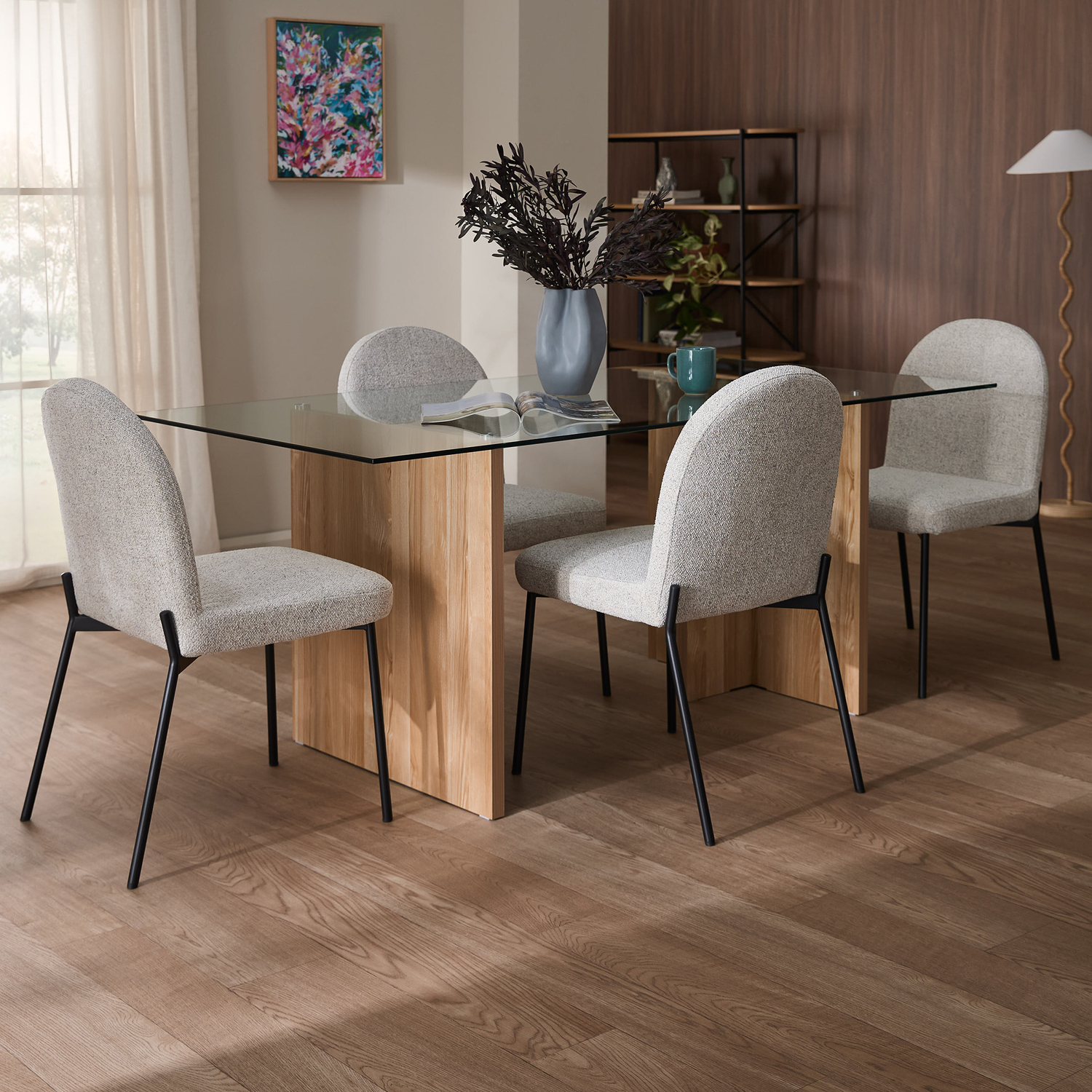 Herve Arch Upholstered Dining Chairs