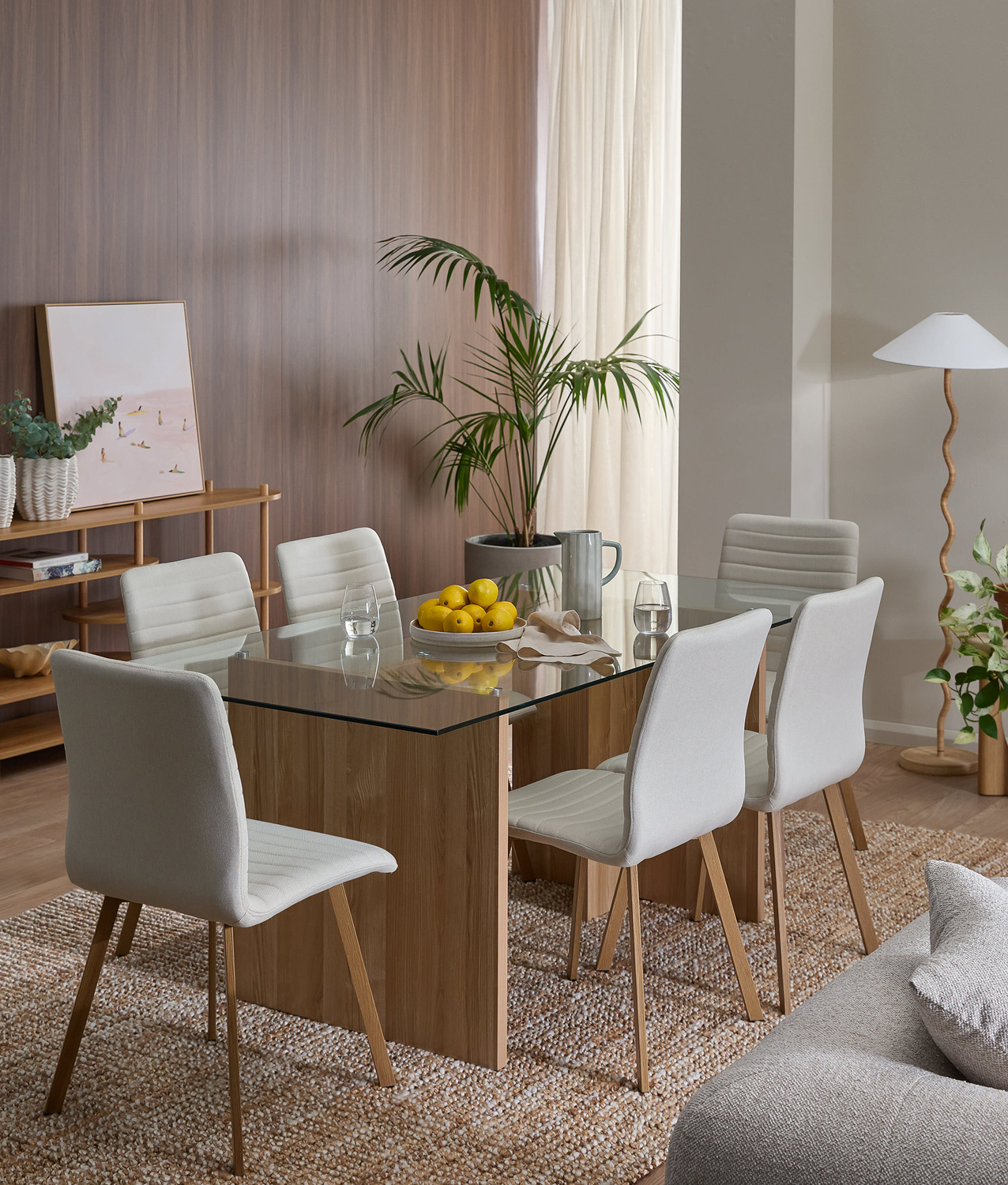 Nora Glass Dining Table