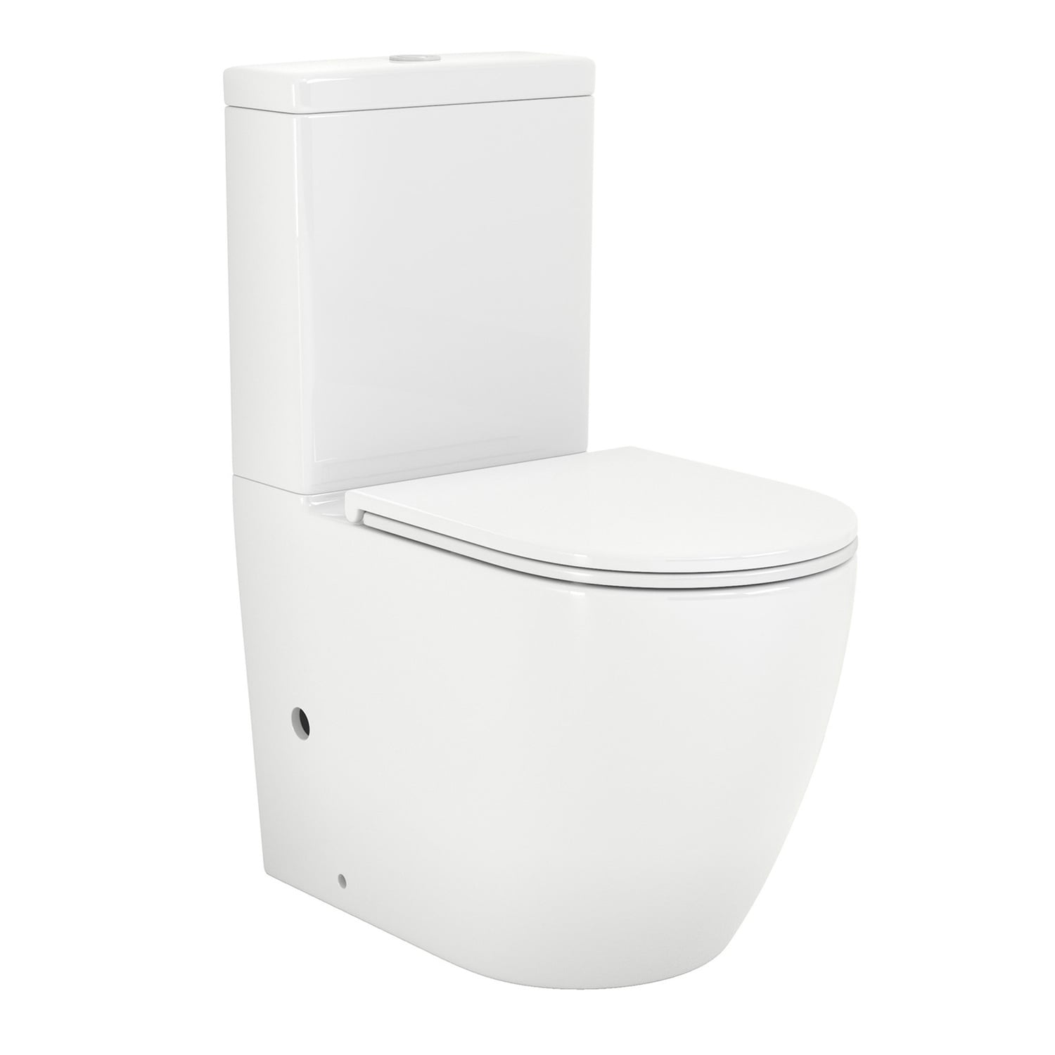 Delta Rounded Back to Wall Toilet Suite