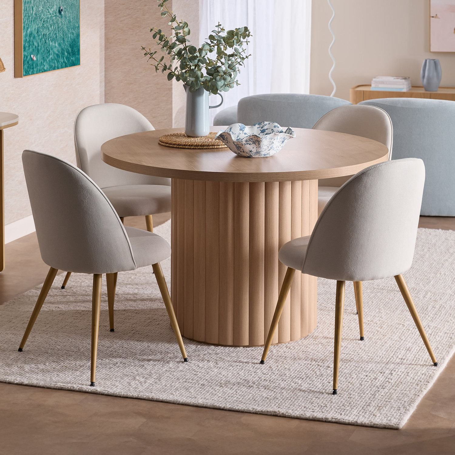 120cm Elodie Round Dining Table