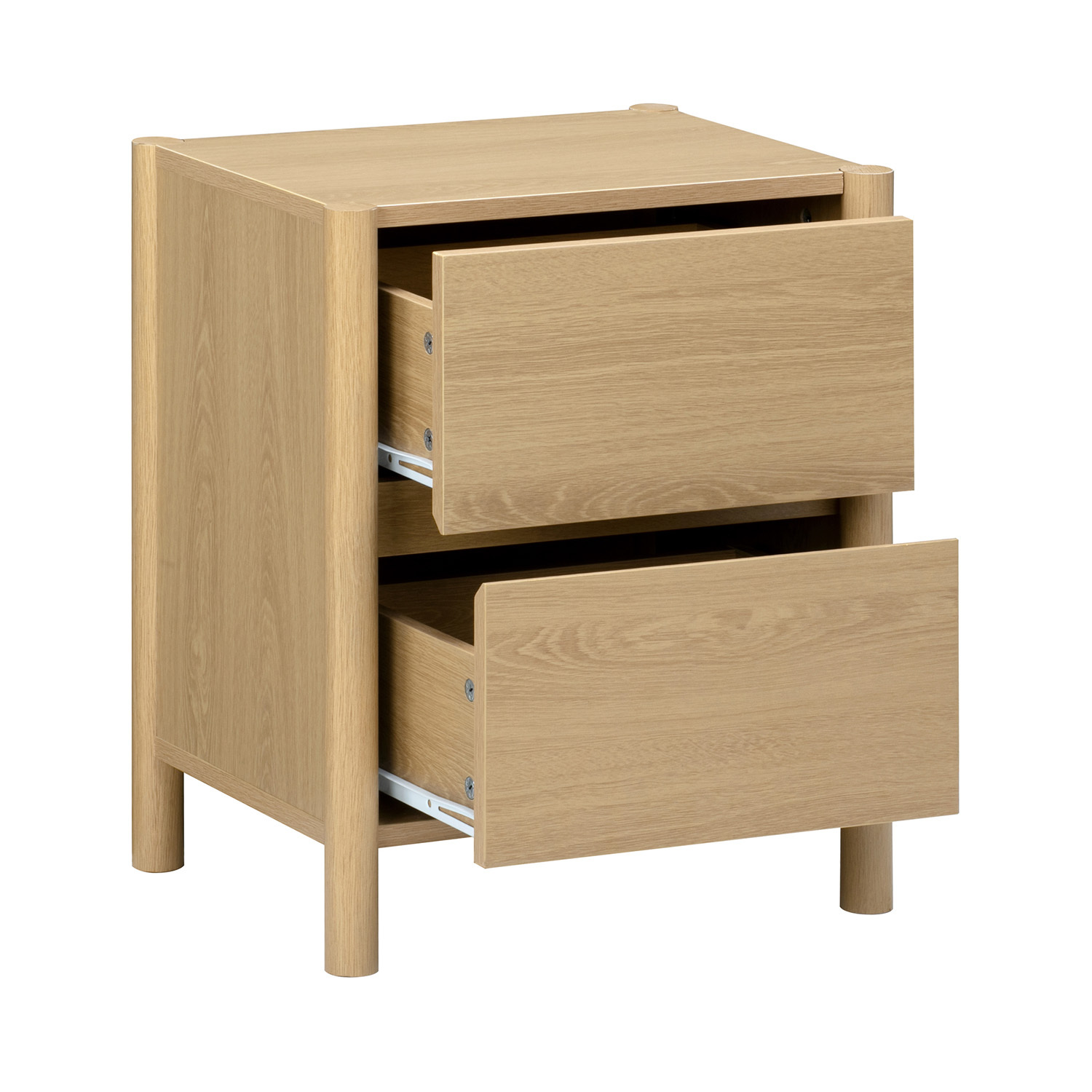 Mila 2 Drawer Bedside Table