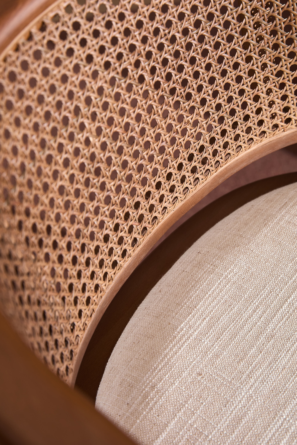 Shun Beech Wood & Rattan Dining Chair