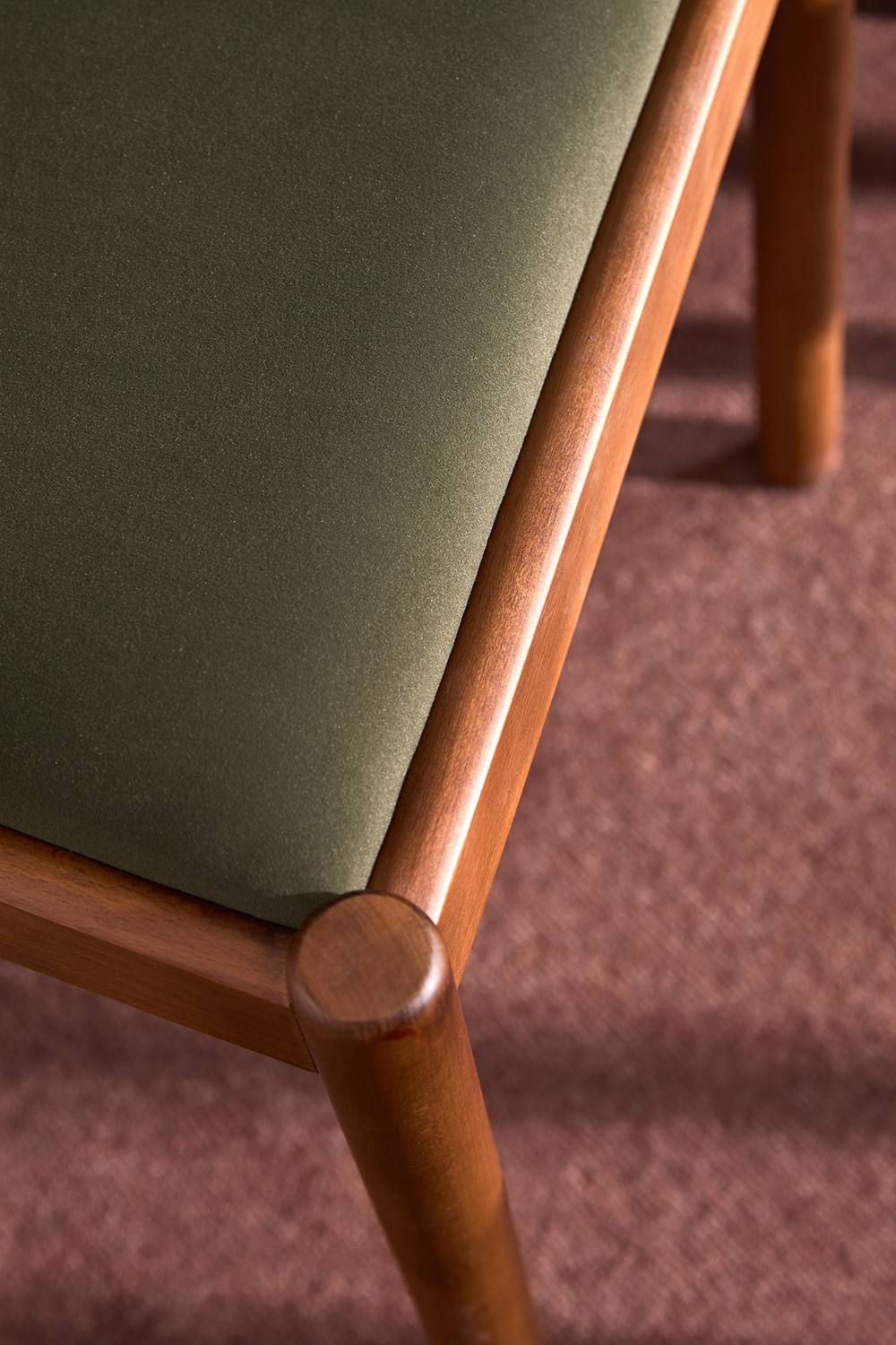 Louie Arched Rattan & Solid Beech Wood Dining Chairs