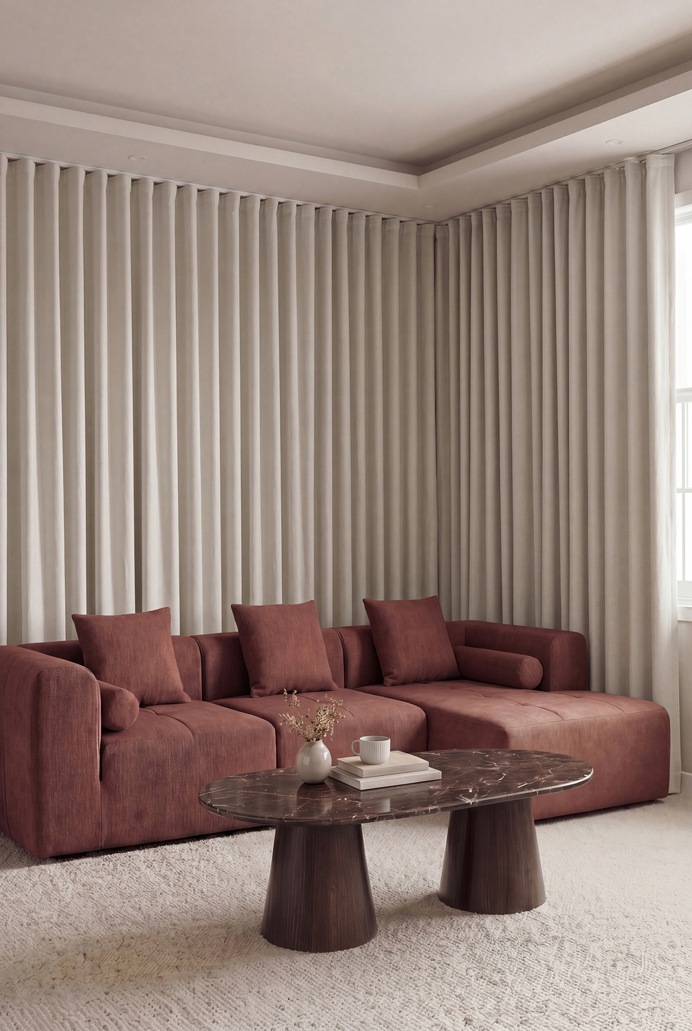 Eden Blockout S-Fold Curtains