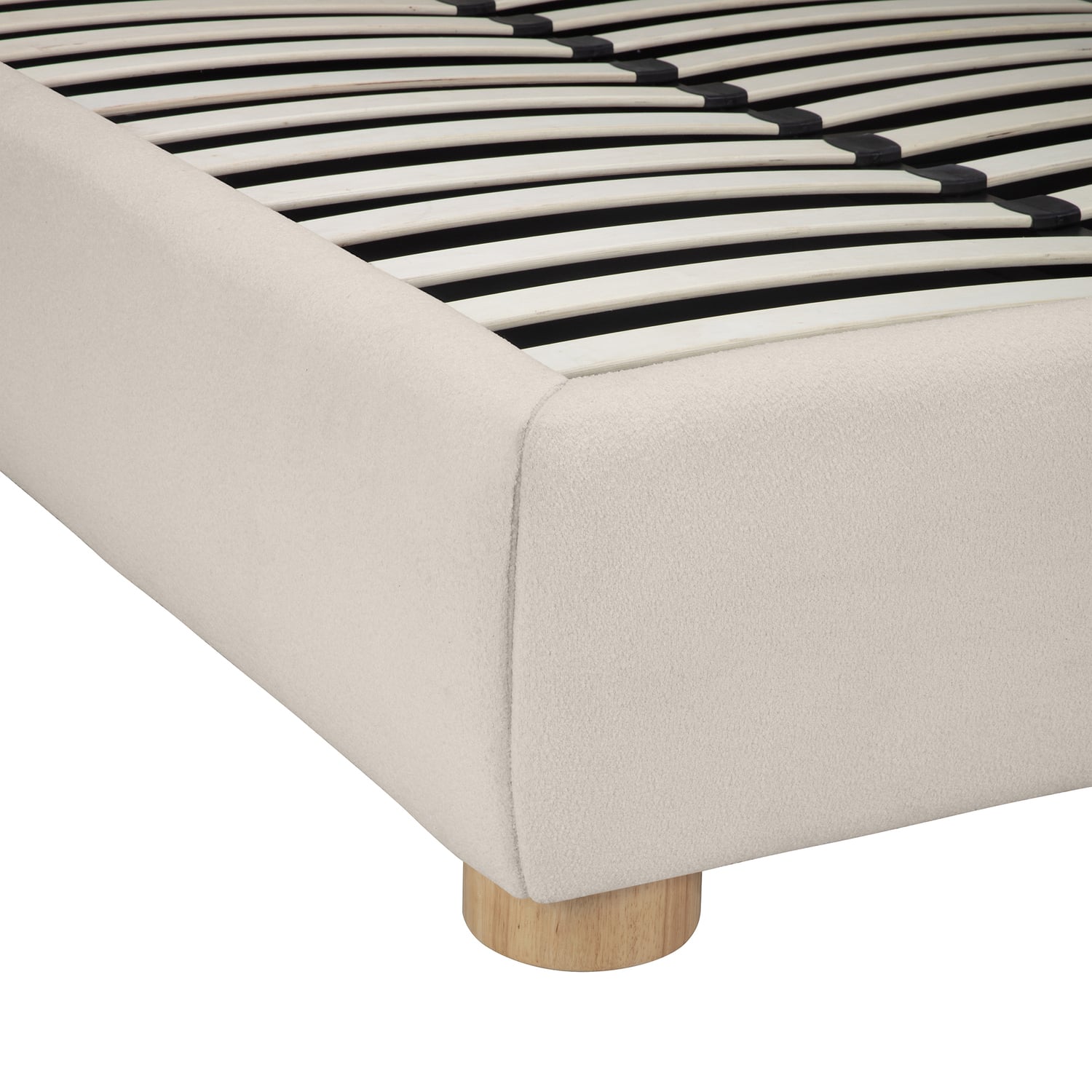 Paloma Boucle Gas Lift Storage Bed