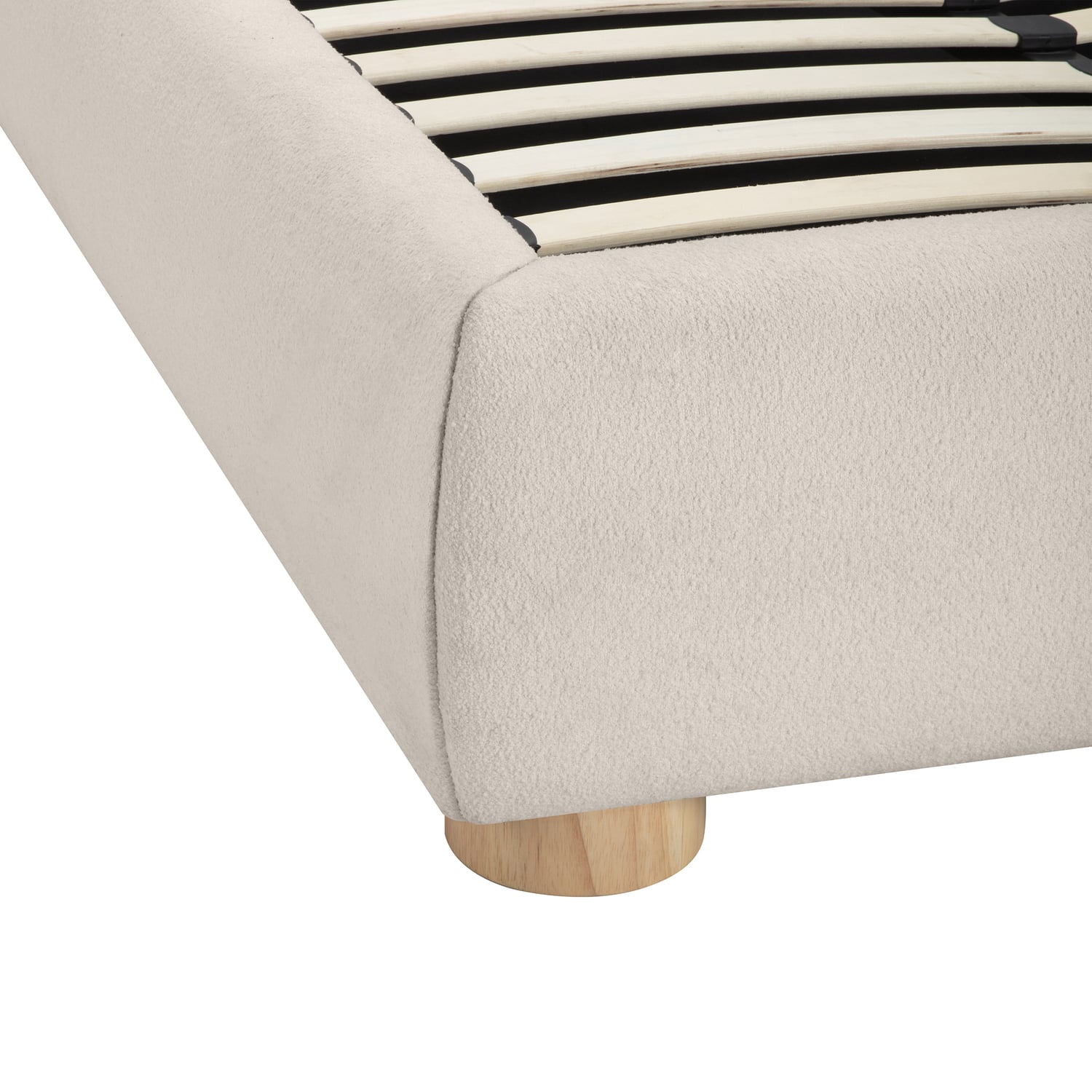Paloma Boucle Gas Lift Storage Bed