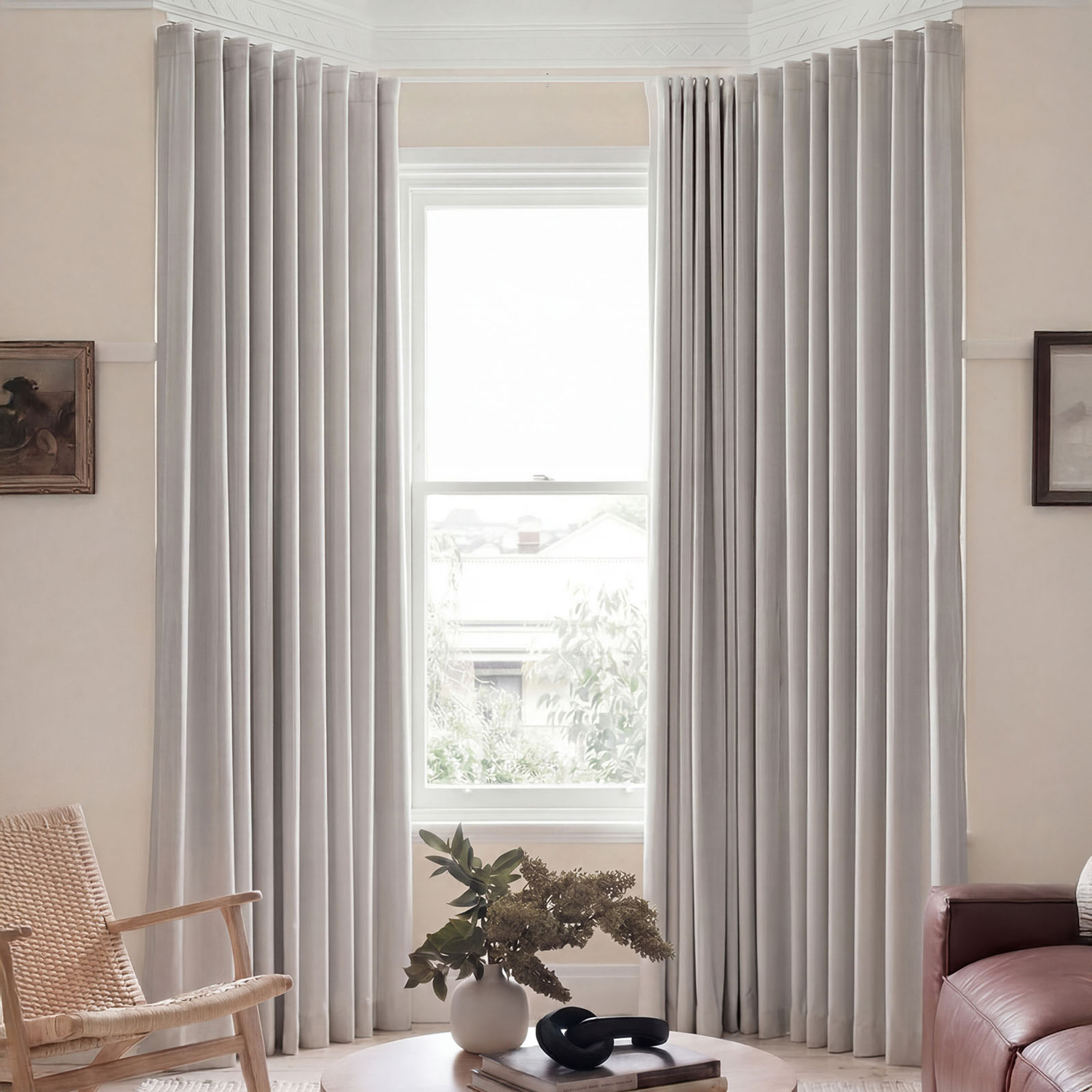 Eden Blockout S-Fold Curtains