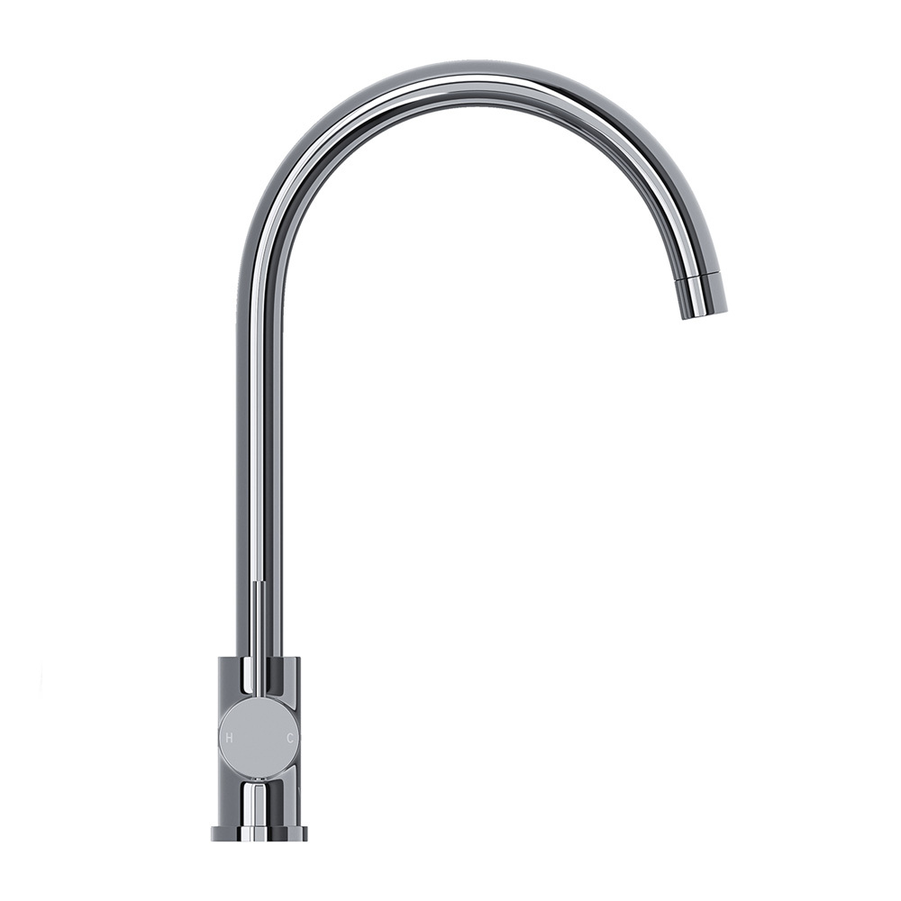 Carson Stainless Gooseneck Kitchen Sink Mixer