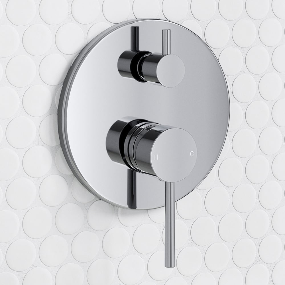 Carson 	Brass Shower/Bath Wall Mixer Diverter