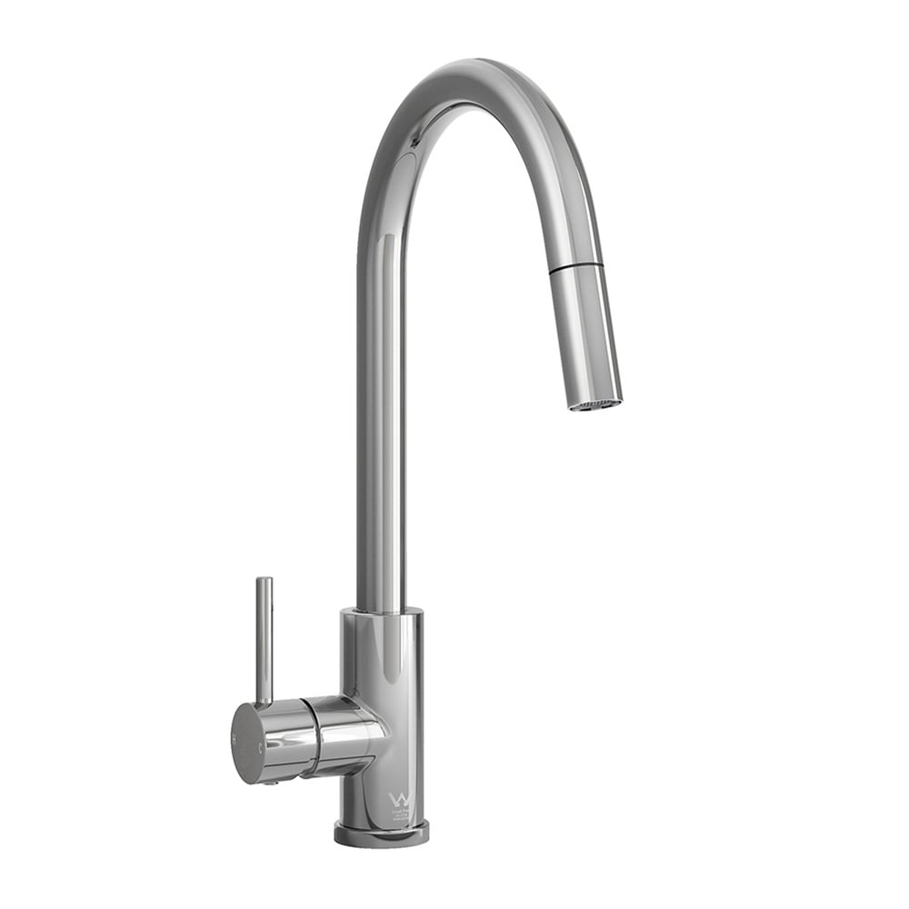 Carson Pull-Out Gooseneck Kitchen Sink Mixer