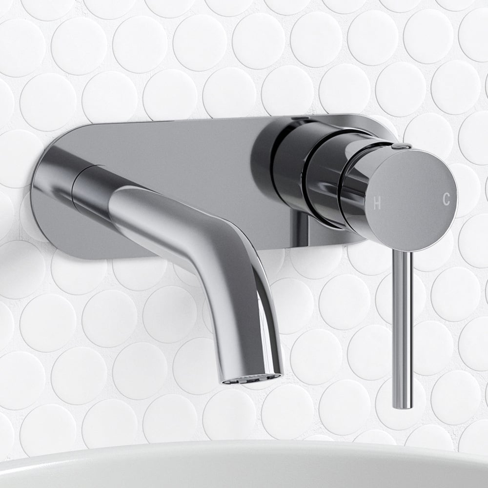 Carson 180mm Brass Bath/Basin Wall Mixer Set