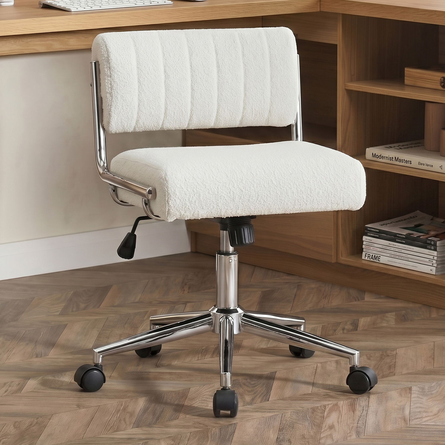 Ellery Boucle Office Chair