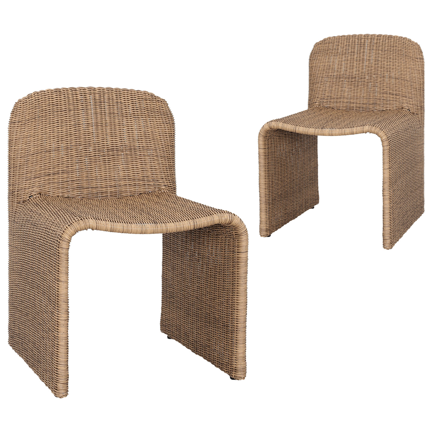 Amara Wicker Outdoor Dining Chairs