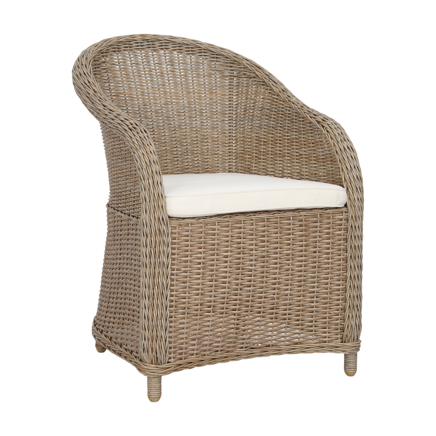 Tallow Wicker Outdoor Dining Chair