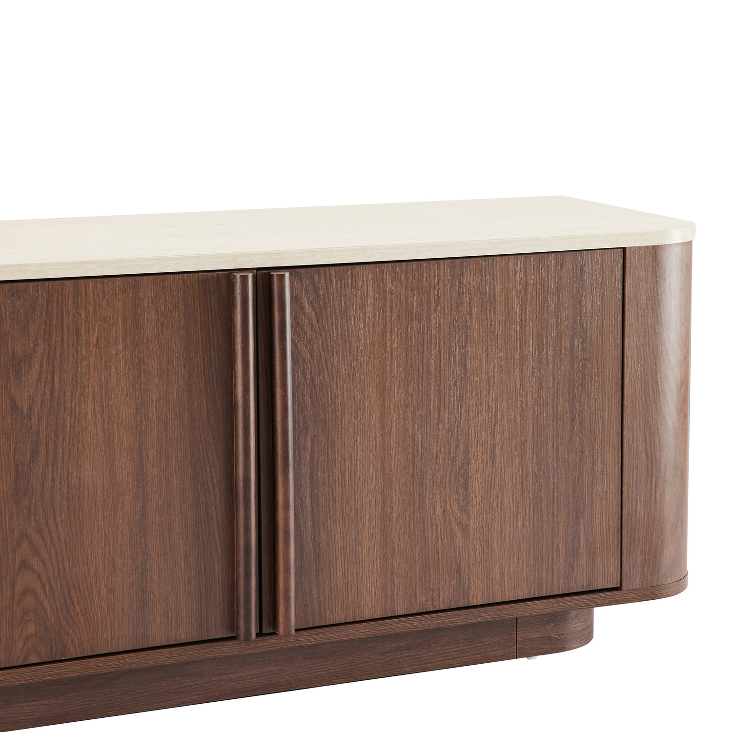 Talia 4 Door Travertine-Look TV Unit