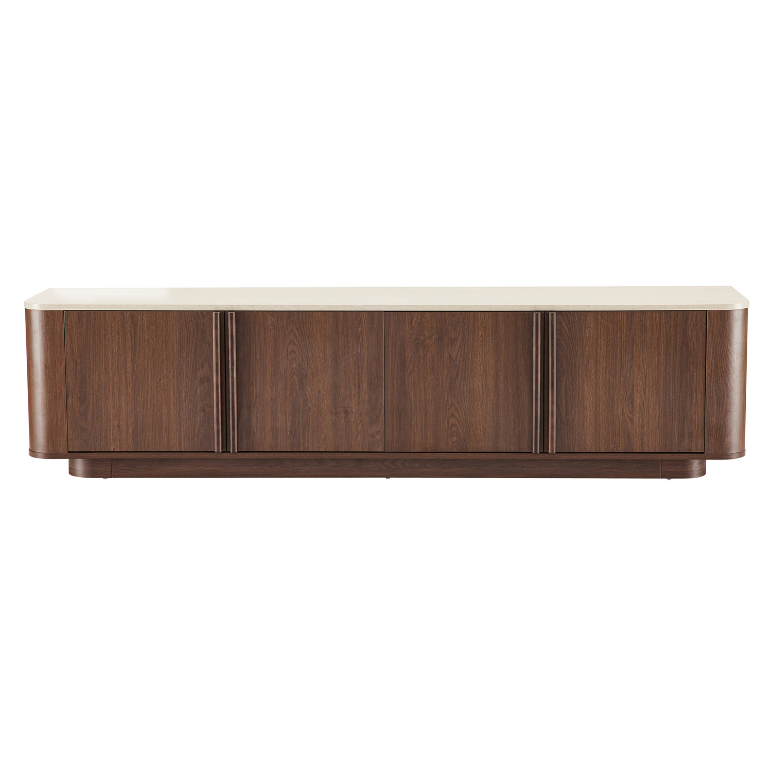 Talia 4 Door Travertine-Look TV Unit