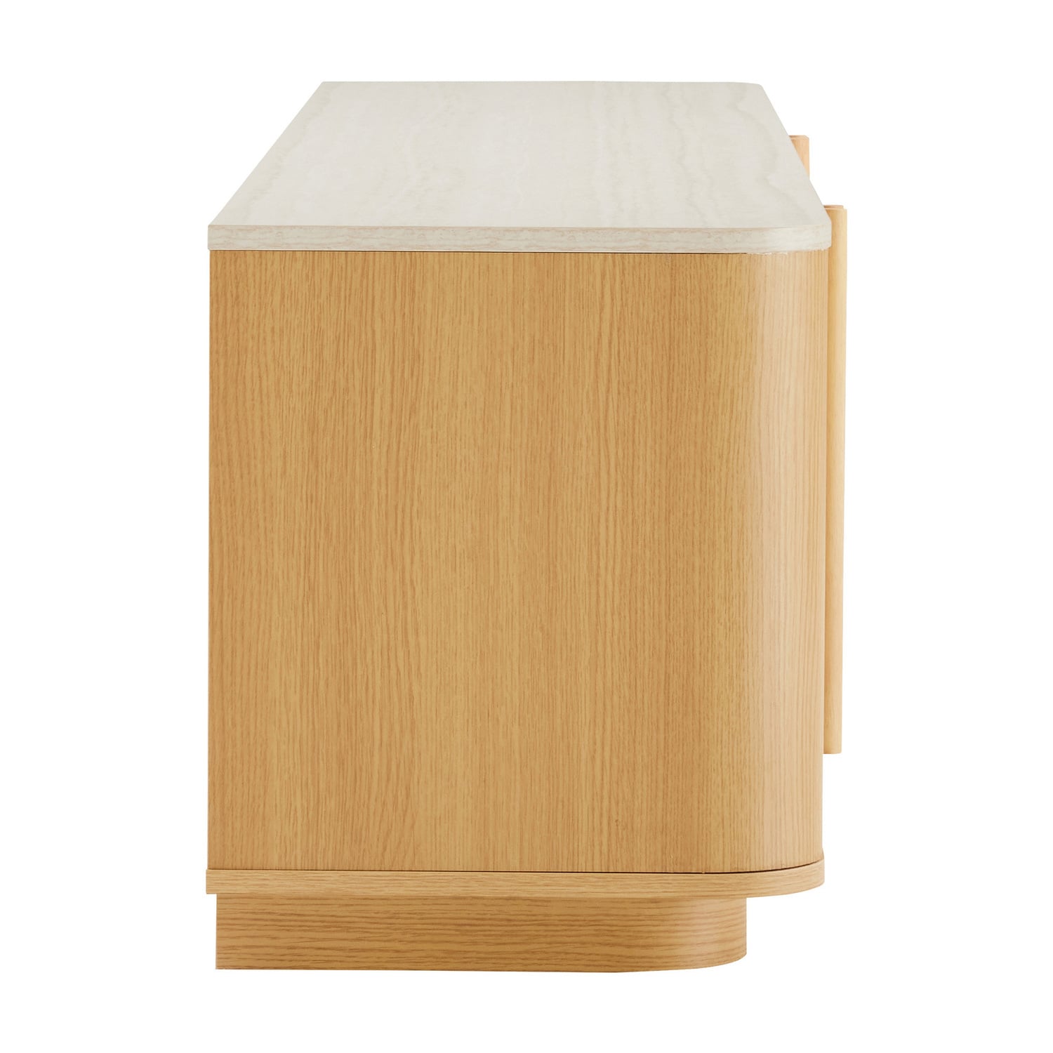 Talia 4 Door Travertine-Look TV Unit
