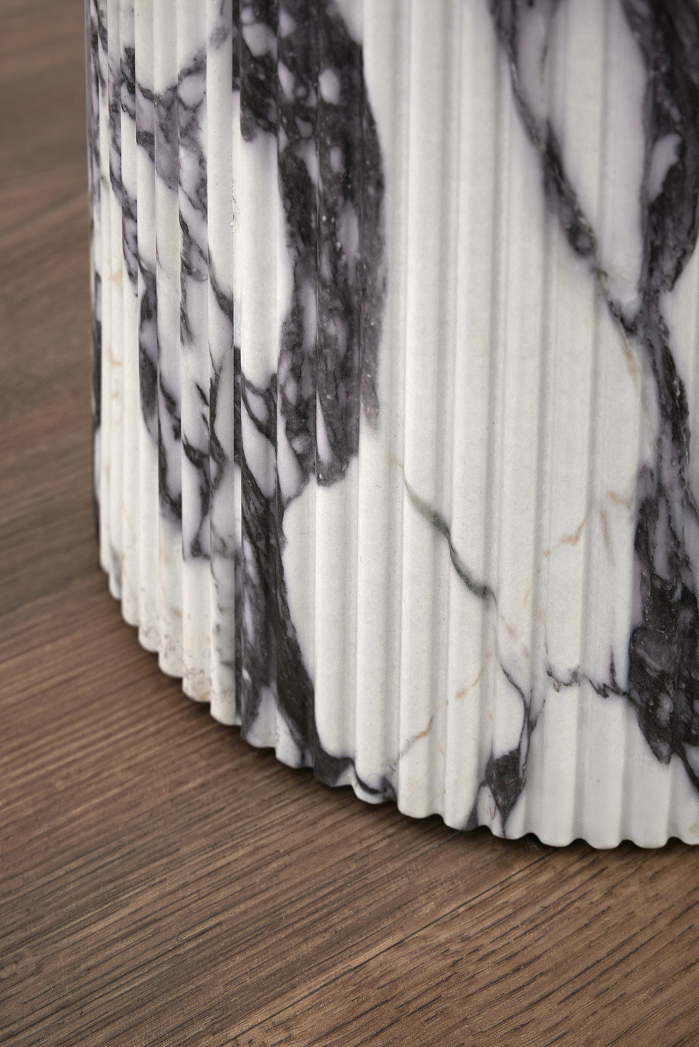 Tilly Viola Marble-Look Side Table