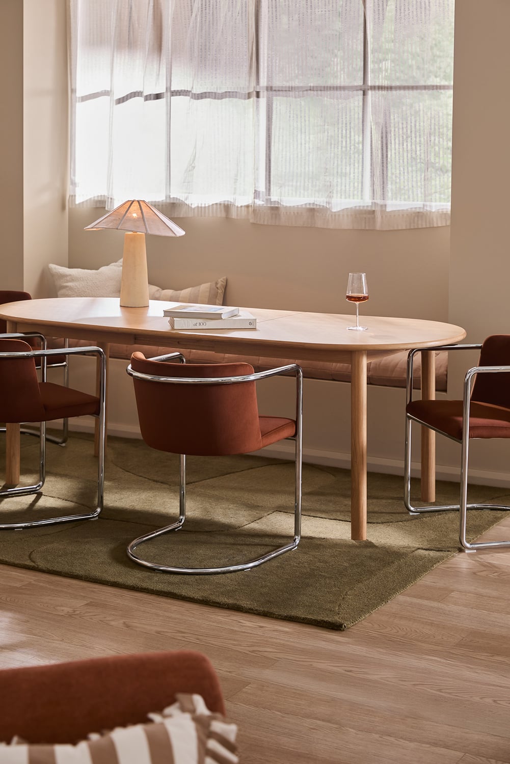 Clements Cantilever Upholstered Dining Chairs