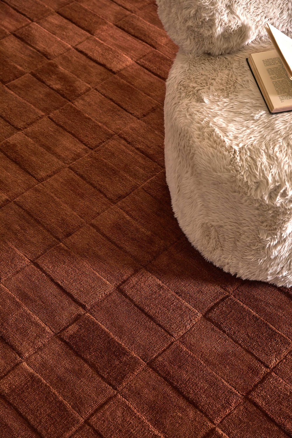 Gracie Grid Hand-Woven Wool Rug