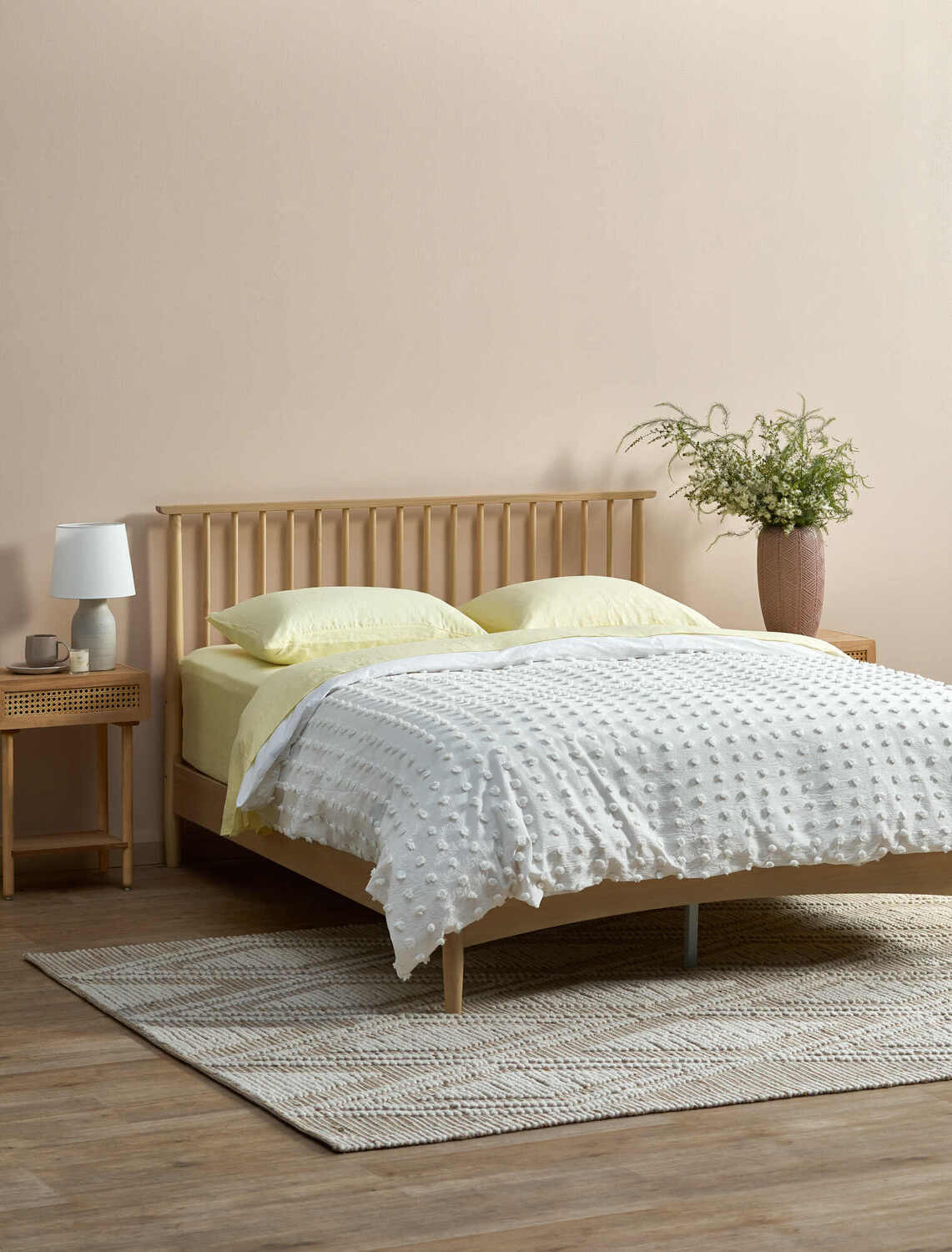 Liam Pine Wood Bed