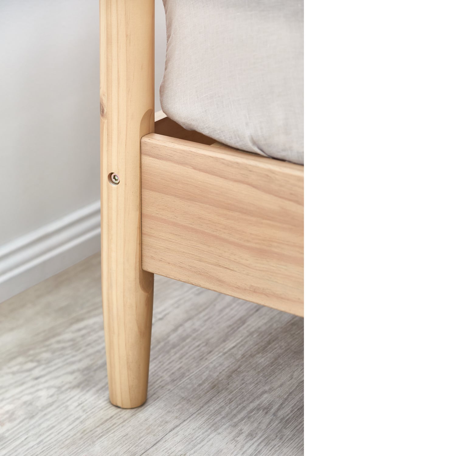 Liam Pine Wood Bed