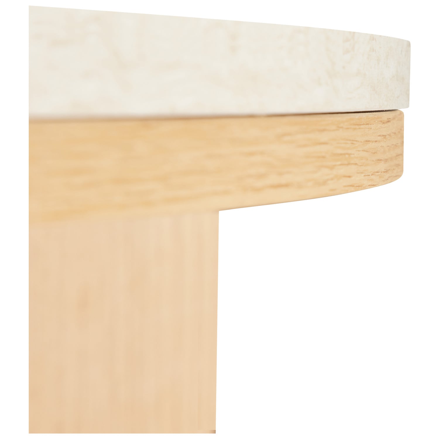 Talia Travertine-Look Coffee Table