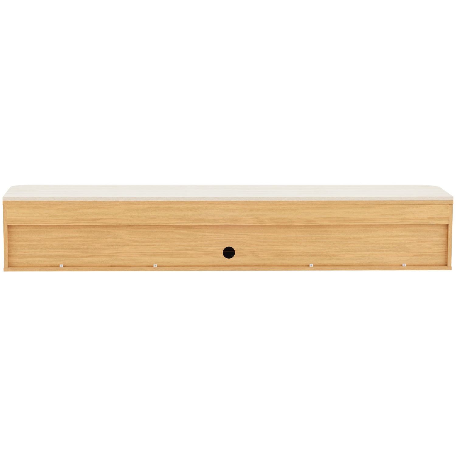 Talia Travertine-Look Wall-Mounted TV Unit