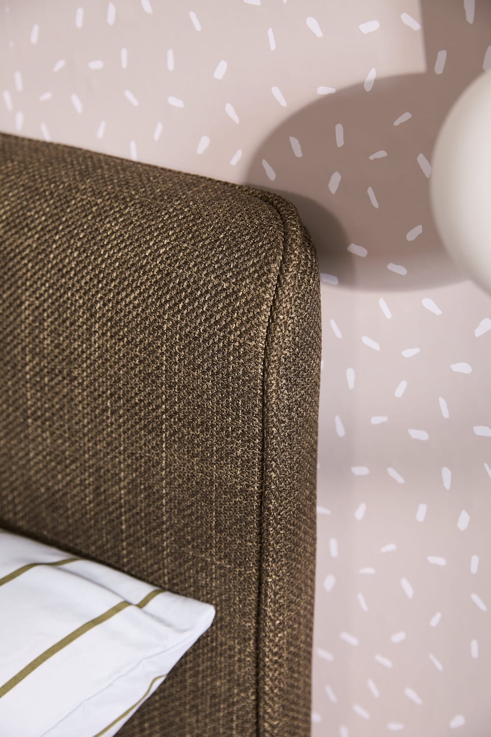 Bonnie Upholstered Ball Foot Bed