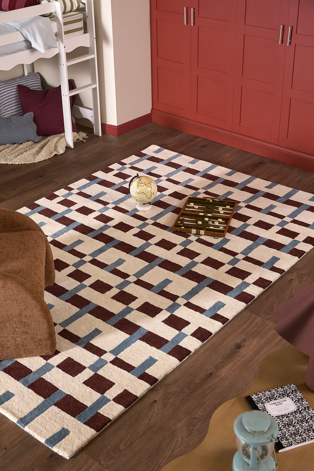 Greta Geometric Hand-Tufted Wool Rug