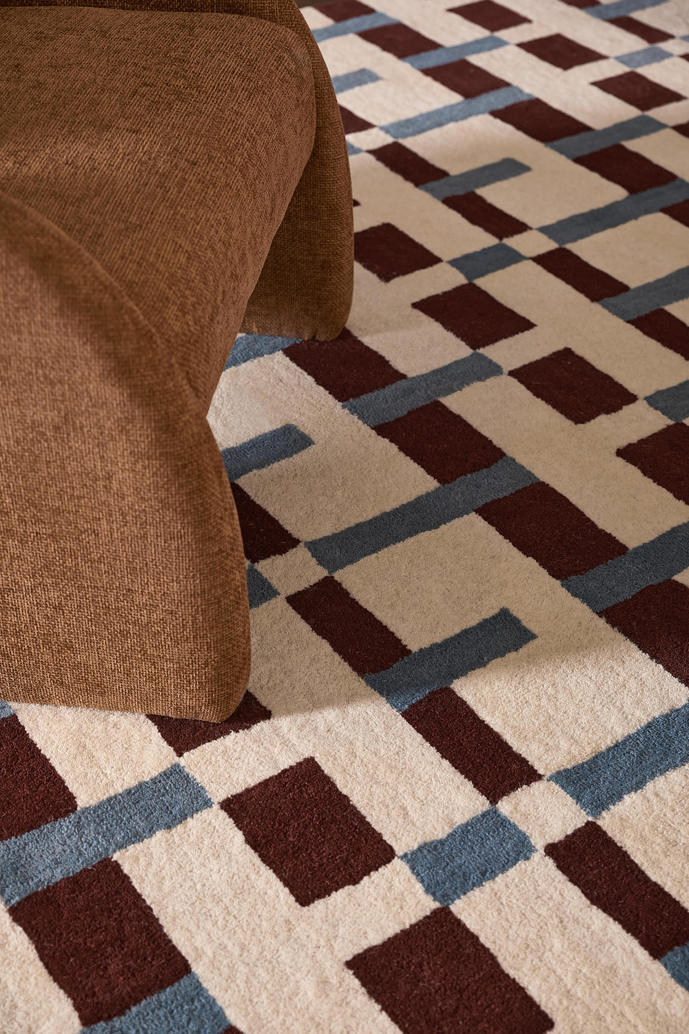 Greta Geometric Hand-Tufted Wool Rug