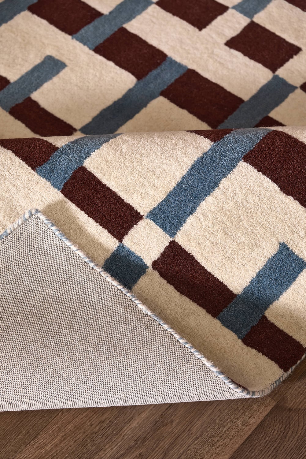 Greta Geometric Hand-Tufted Wool Rug