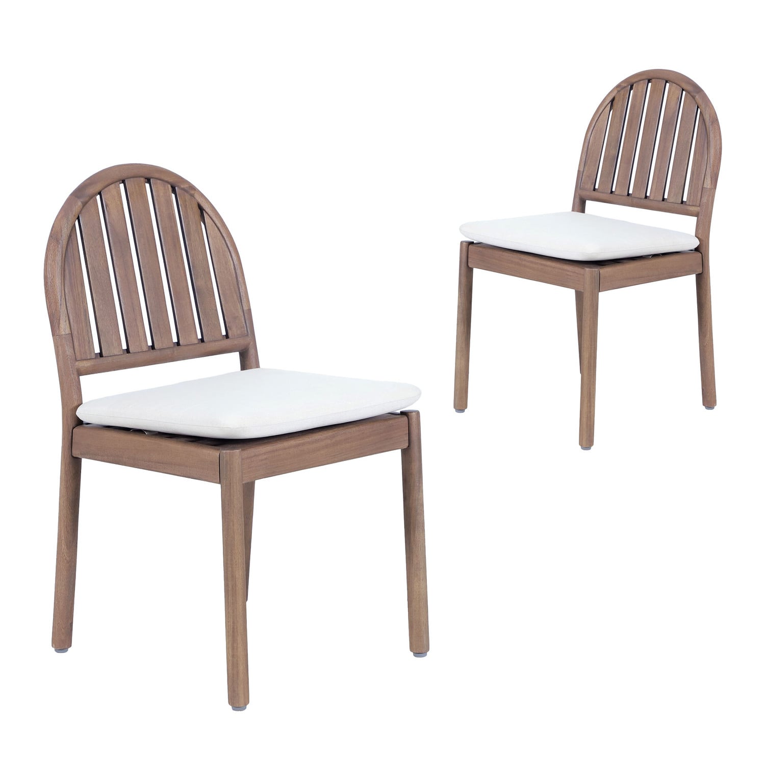 Corfu Acacia Wood Outdoor Dining Chairs