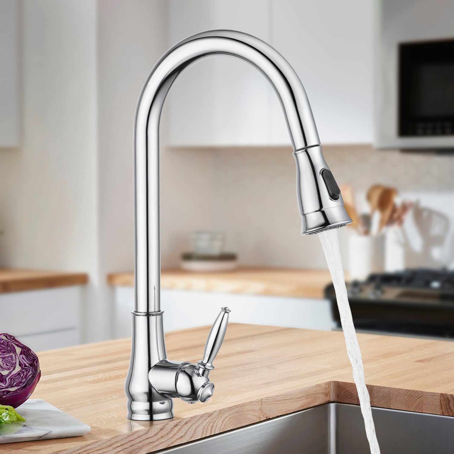 Bowral 480mm Top Mount Fireclay Kitchen Sink & Mixer Package
