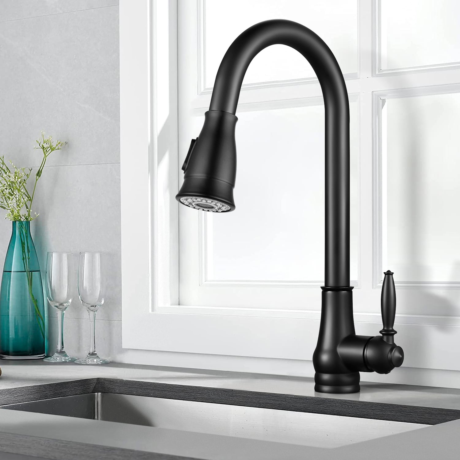 Bowral 480mm Top Mount Fireclay Kitchen Sink & Mixer Package