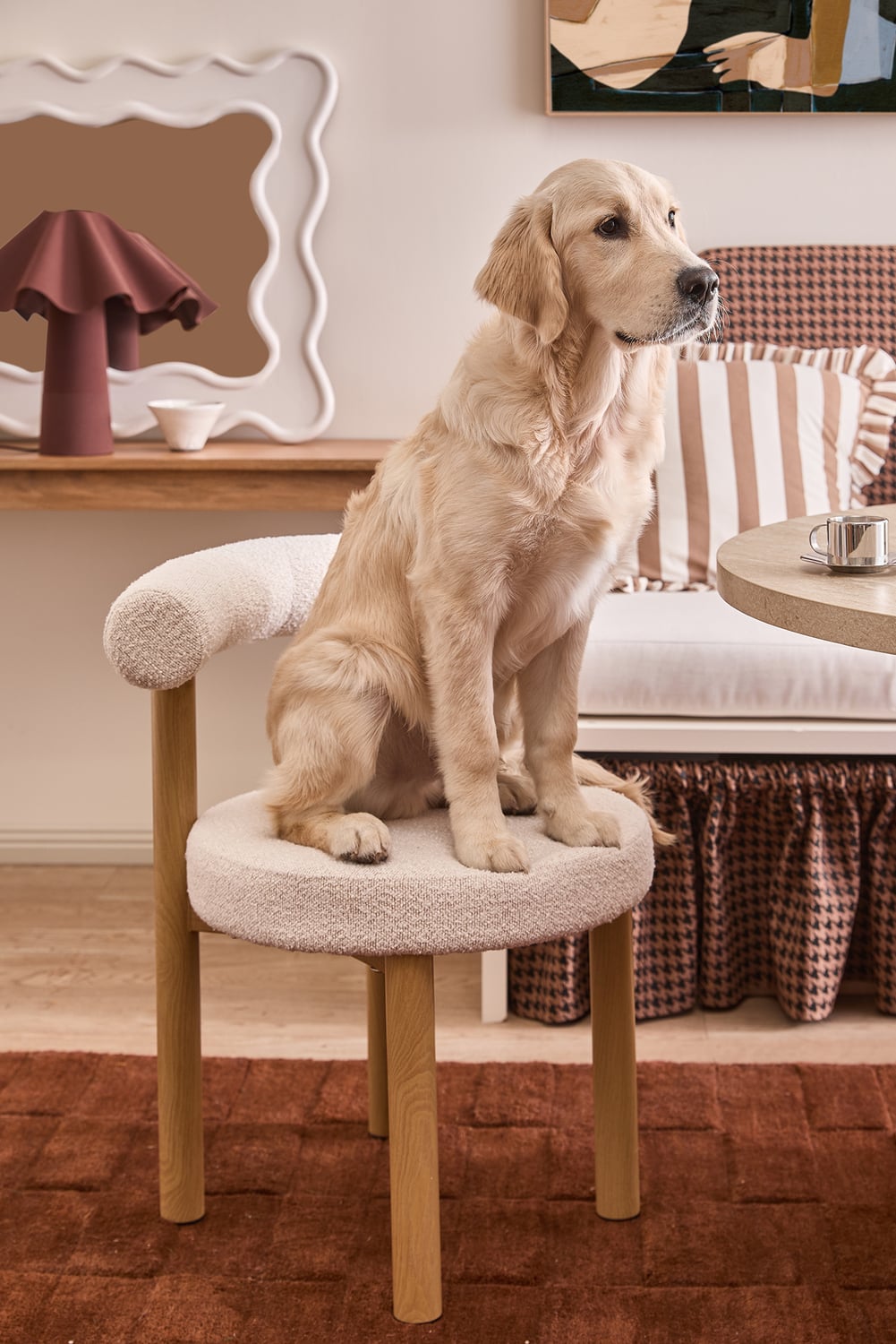 Roselin Boucle Dining Chairs